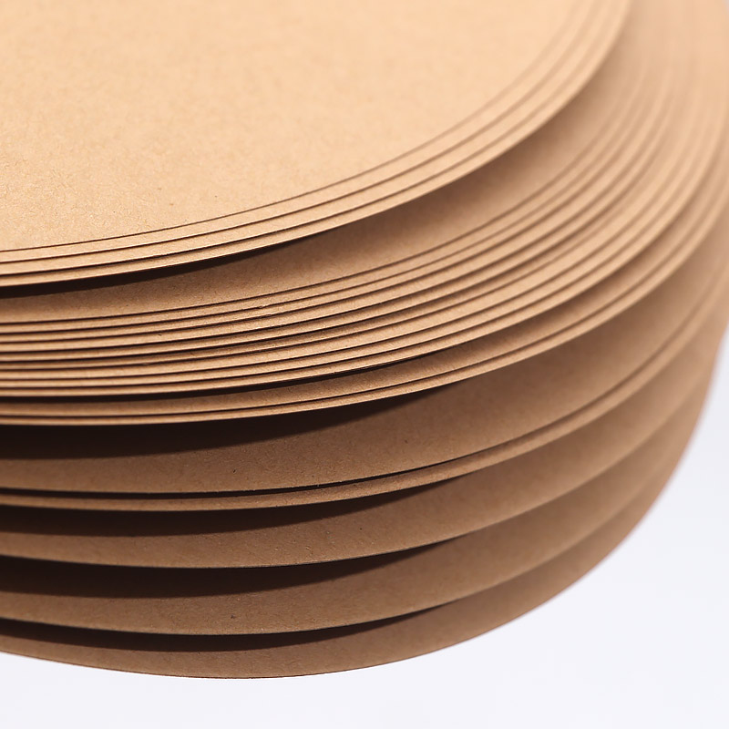 200gsm 250gsm Coloured Lead Painting Paperboard Artistic Hand Drawing Round Kraft Paper