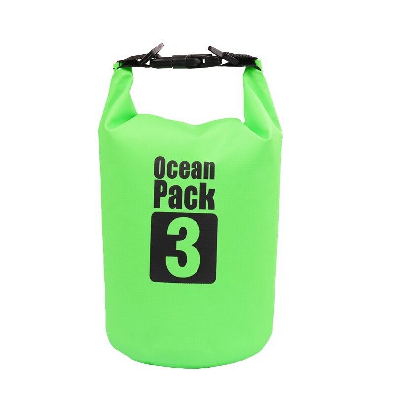 2L/3L/5L PVC Outdoor Dry Waterproof Bag Dry Bag Sack Water Resistant Floating Dry Gear Bags For Boating Fishing Rafting Swimming
