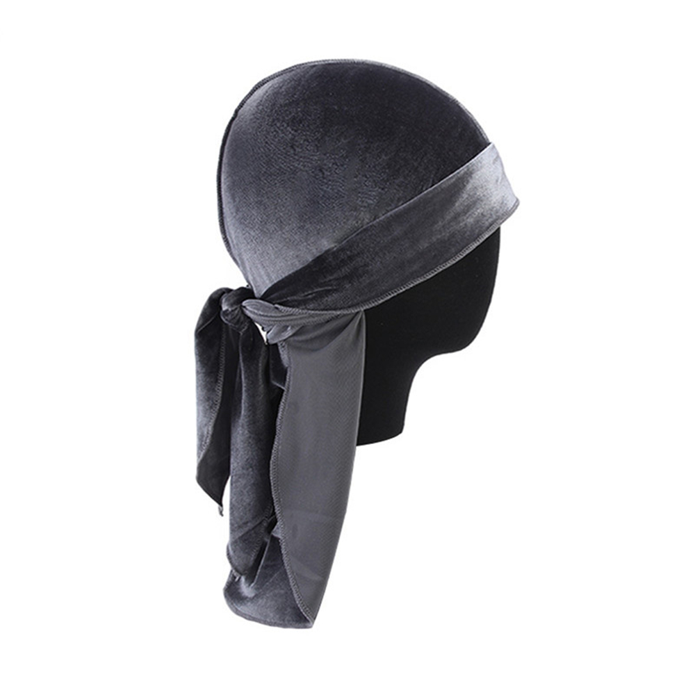 DIHOPE longue queue soyeuse écharpe musulmane Doo chiffon Pirate chapeau Durag chimio casquette crâne chapeau Turban bandeau cheveux Bandanas 12 couleurs pour choisir