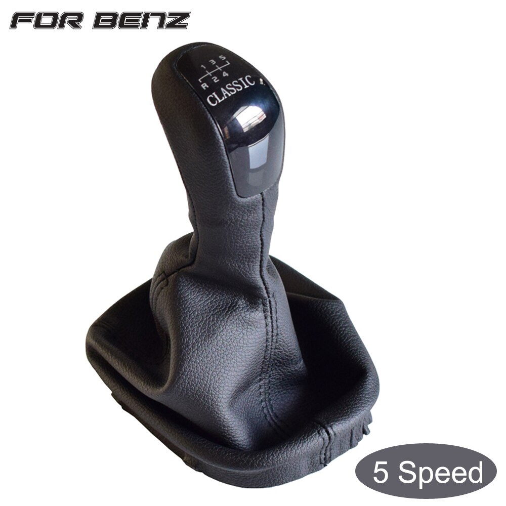 For Mercedes-Benz C Class W203 S203 5 6 Speed Manual Gear Stick Lever Shifter AVANTGARDE CLASSIC ELEGANCE With Gaiter Boot: 5-Speed