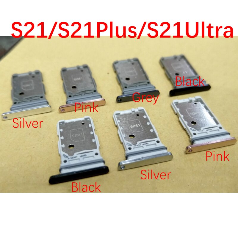 For Samsung Galaxy S21 Ultra S21+ S21U S21 Plus Dual SIM Card Sim Tray Card Slot Holder