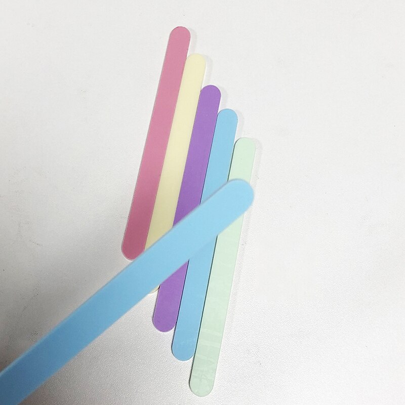 10pcs Acrylic Ice Cream Sticks Popsicle Stick Kids DIY Ice Cream Sticks Crafts Popsicle Stick Mould 11.3x1cm: Blue