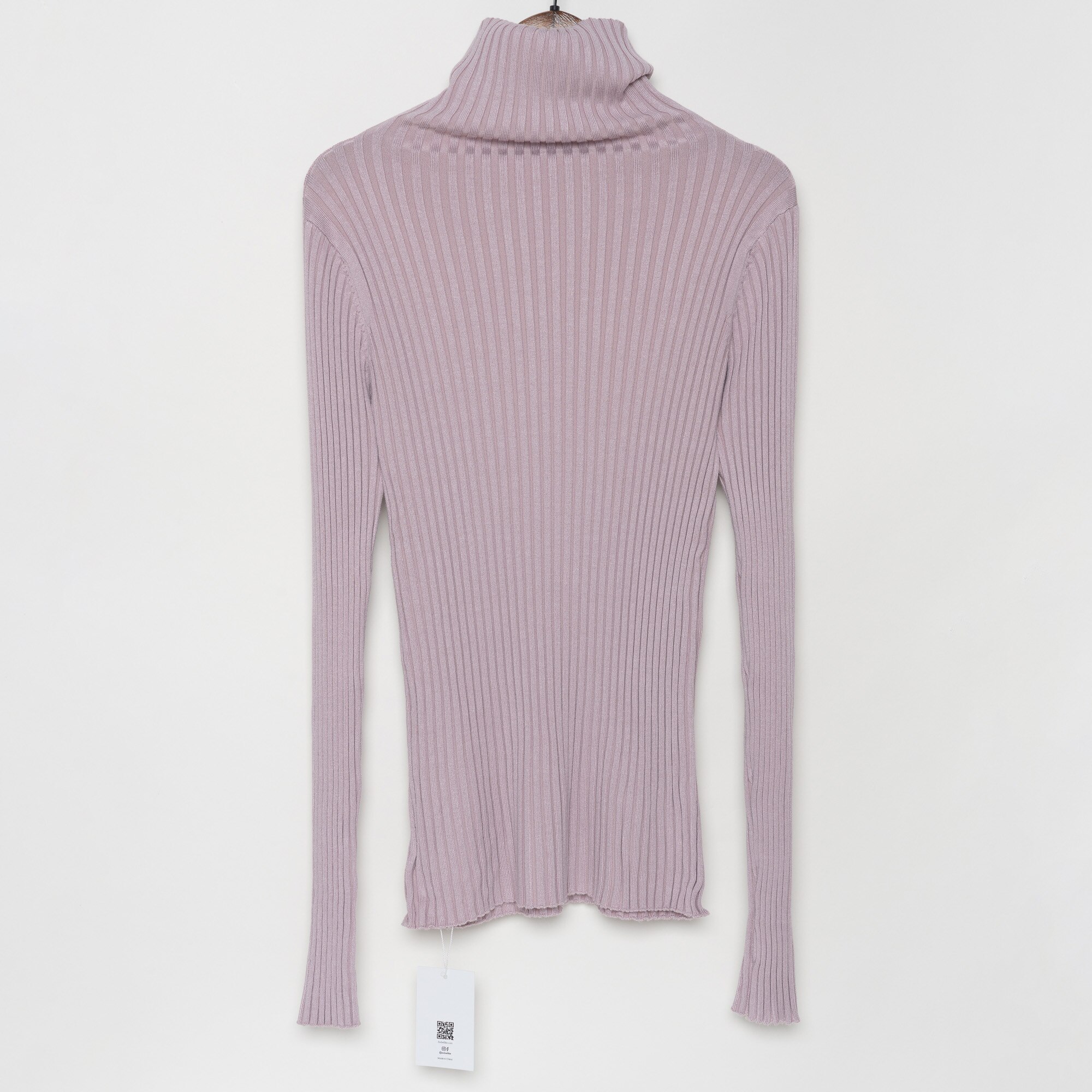 Ribbed Turtleneck Sweater Knitted Tops Women High Neck Pullovers With Thumb Hole Fall Winter Jumper