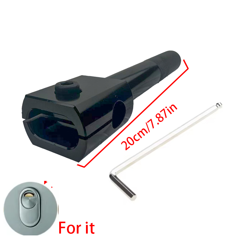 2 -i- 1 kraftig med avtrekkerverktøy, skiftenøkkel, ab-låskjerne, ab-låssylinderfjerner, verktøysett for låsesmed, tønnebryting: Gull