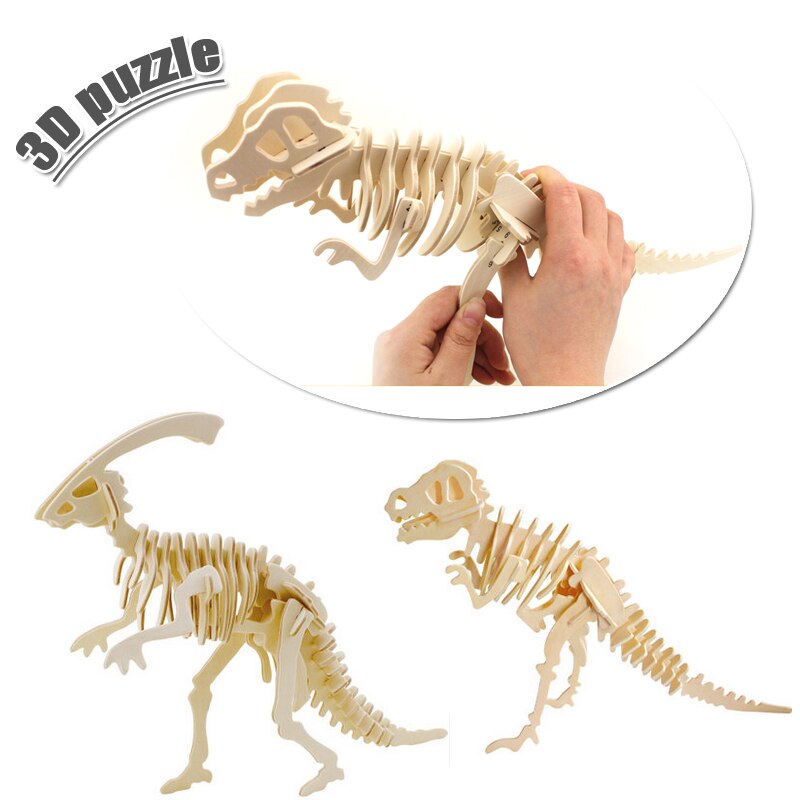 3d three-dimensional wooden animal jigsaw puzzle toys for children diy handmade wooden jigsaw puzzles Animals Insects Series