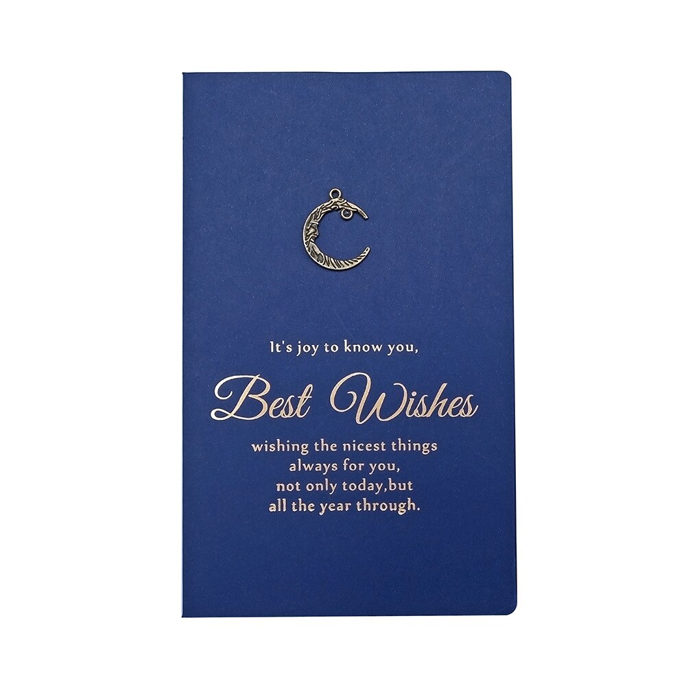 10Pcs Blue Wenskaart Postkaart Verjaardag Brief Envelop Jaar Card Set Bericht Kaart: The Moon