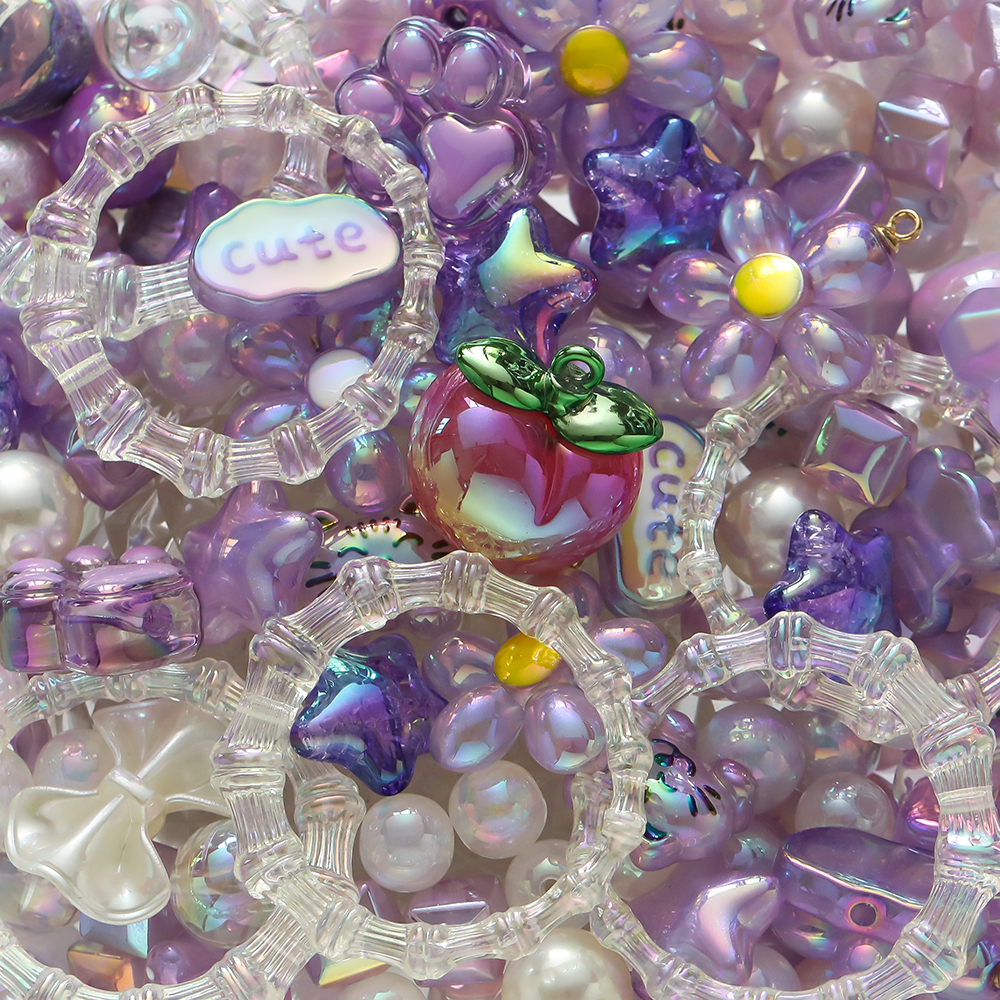 20 gramos, cuentas mezcladas acrílicas de 12 ~ 50mm, cuentas espaciadoras sueltas para fabricación de joyería, accesorios para pulseras, collares y pendientes DIY: Gris