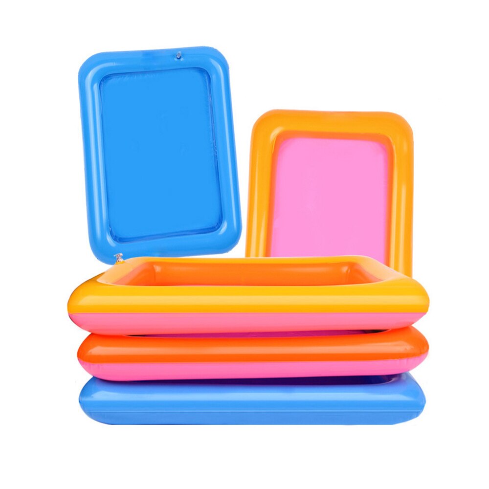 Opblaasbare Grootte 60*45Cm Zand Tafel Educatief Speelgoed Strand Zandbak Magic Spelen Zand Doos Zand Strand Mold Opblaasbare speelgoed