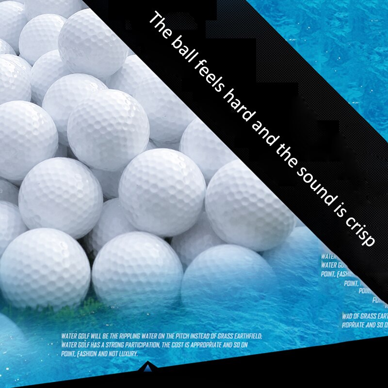 Golfbollar för män och kvinnor syntetiskt gummi sarin material golf flytboll inte sjunka i vatten träningsboll