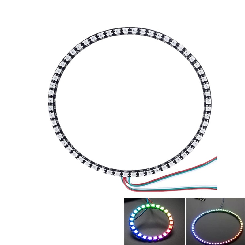 8 16 24 60 bits  ws2812 5050 rgb led intelligent full color rgb ring ontwikkelbord voor arduino  dc 5v