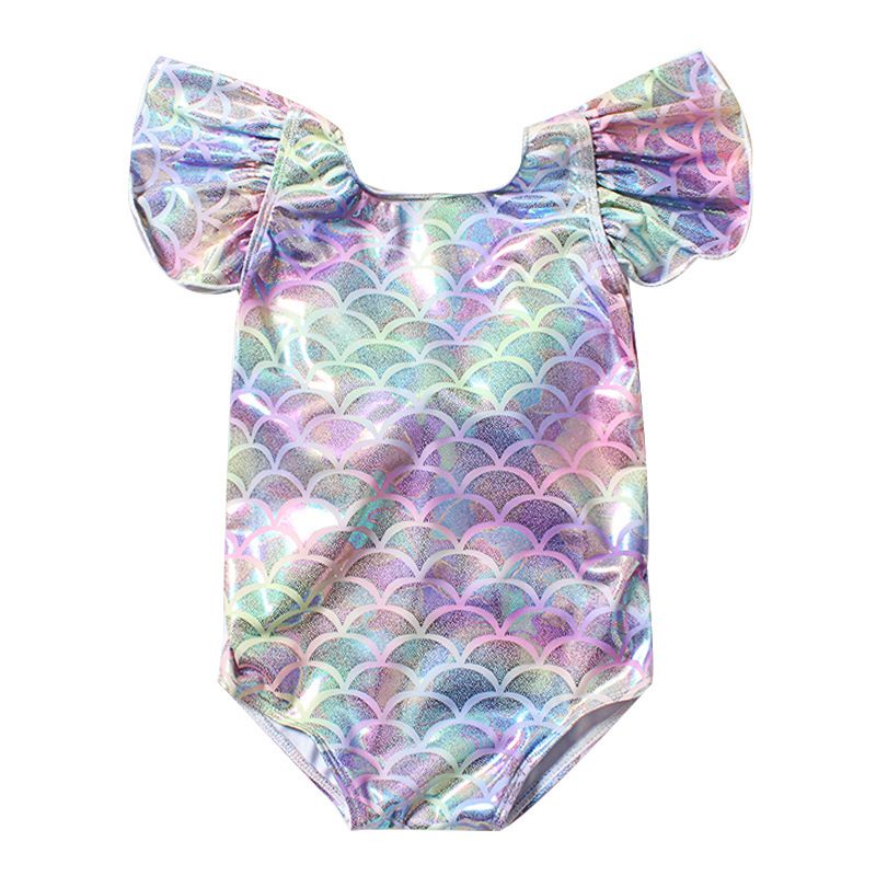 Fashion3pcs/set Zomer Baby Kid Baby Meisje Een Stuk Badmode ruches mouwen leuke Badpak Badpak Beachwear