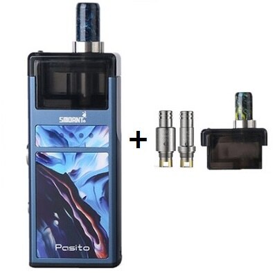 在庫オリジナル Smoant Pasito Pod キット 25 ワット 1100mAh Mod 3 ミリリットル空のカートリッジメッシュ 0.6ohm/Ni80 1.4ohm コイル気化器 VS オリオン: 黄色