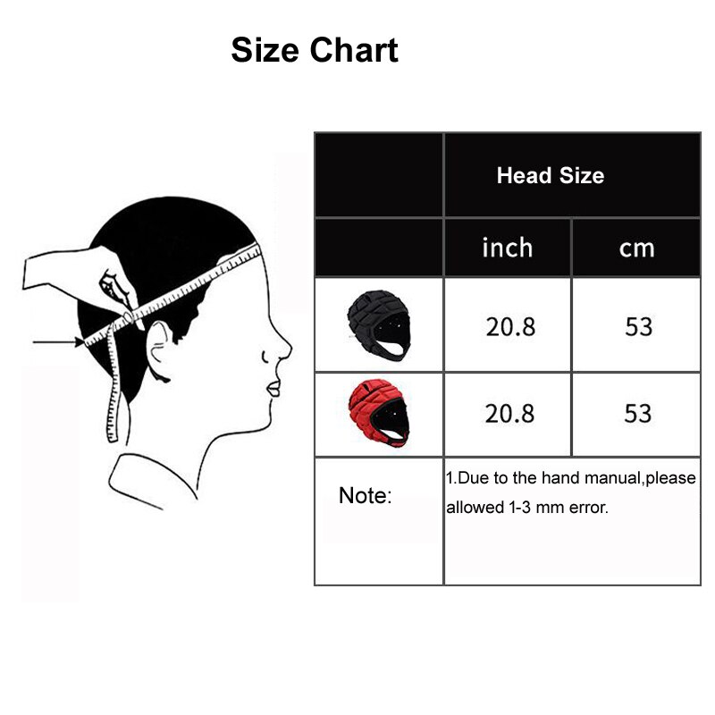 Rugby hjelm hovedbeskyttelse hovedbeklædning til fodbold scrum cap hovedbeskytter blød beskyttende hjelm til børn ungdoms snowboard hjelm
