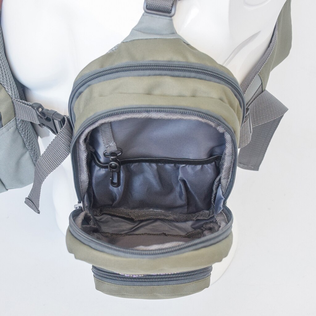 Gilet de pêche de grande capacité avec maille respirante pour homme et femme, équipement de pêche à la truite, séchage rapide, multi-poches