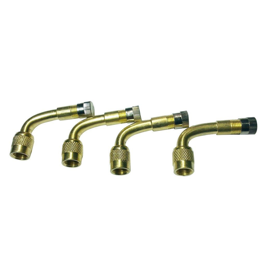 Messing Bandenventielverlenging – 140 Mm – Universeel Voor Auto, Motor, Caravan En Vrachtwagen – Set Van 1