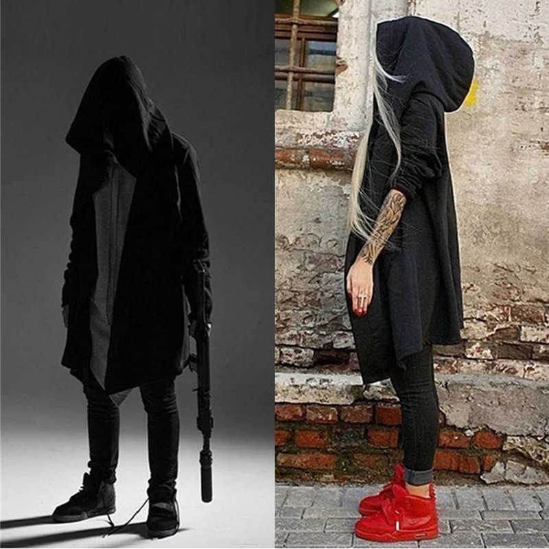 Swag Wizard Cosplay Streetwear Sudadera con capucha para hombre Casual sudaderas de de manga larga Hip Hop Mantle Hoodies abrigo WY128