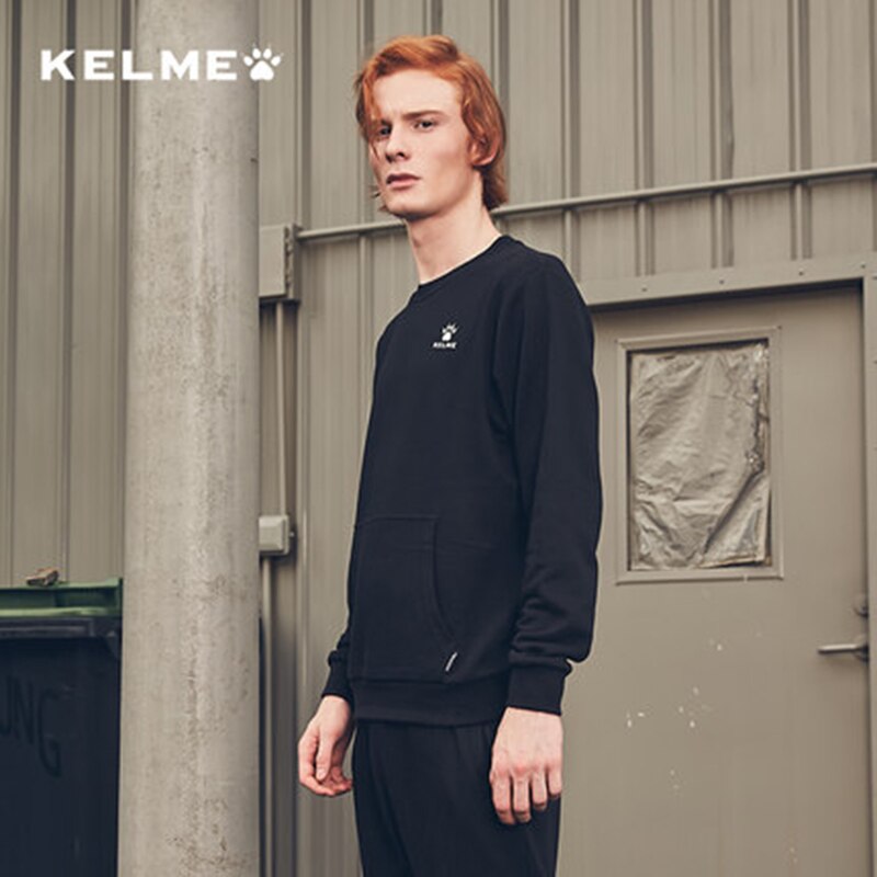 KELME Sports Sweater Men Hoody Exercise Sweaters Spring Autumn Long Sleeve Training Shirts Soccer Sweatshirt Breathble 3881525