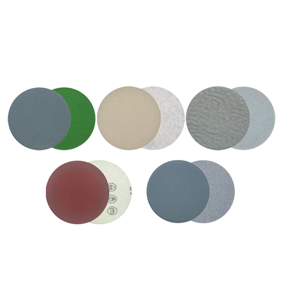25 pçs/set Impermeável Molhado/Seco 2-Polegada 1000 2000 3000 4000 5000Grit Lixa Discos de Lixa Lixas