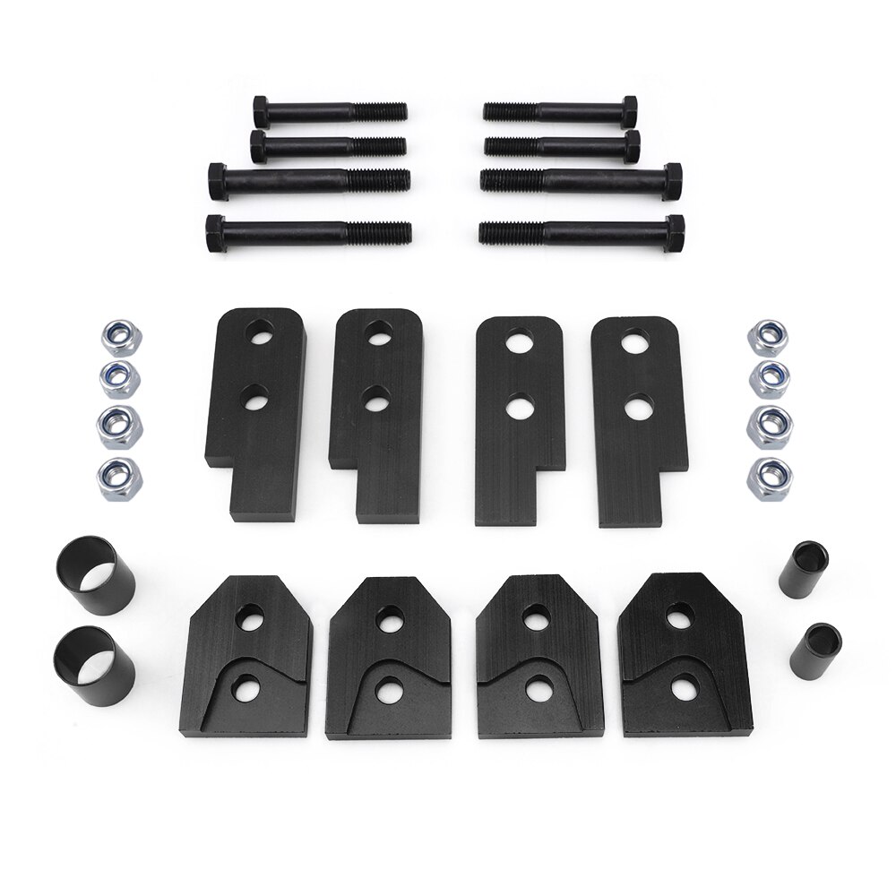 2&quot; Lift Kit Aluminum Alloy For Yamaha Rhino 04-09 450 660 700 Sport Or Se Made In The USA: Black