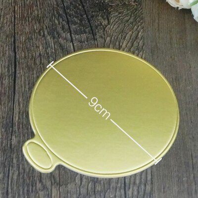 Base de cartón dorada para Mousse, bandeja de papel para pasteles, soporte para almohadillas, Base Rectangular, tablero de herramientas para hornear, 100 unids/lote: Chocolate