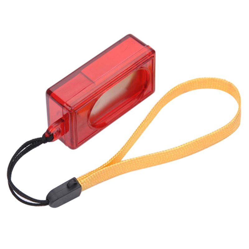 Tragbare Roten Hund Katze Ausbildung Clicker Welpe Gehorsam Pfeife Trainer Gerät mit handgelenk Band Dauerhaft Haustier Liefert W1