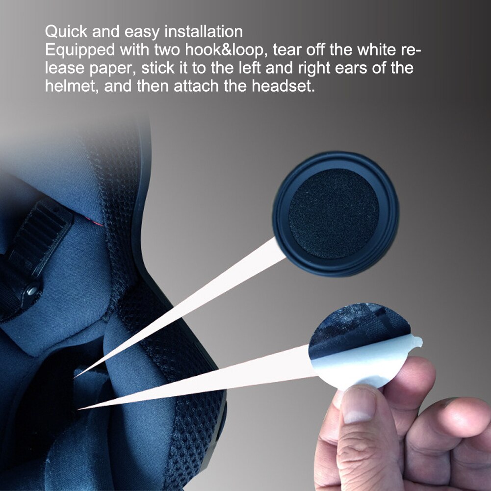 BT17 Waterproof Bluetooth Helmet Headphone Stereo Music Motorcycle Riding Hands-Free Headset Dual-Head Charging