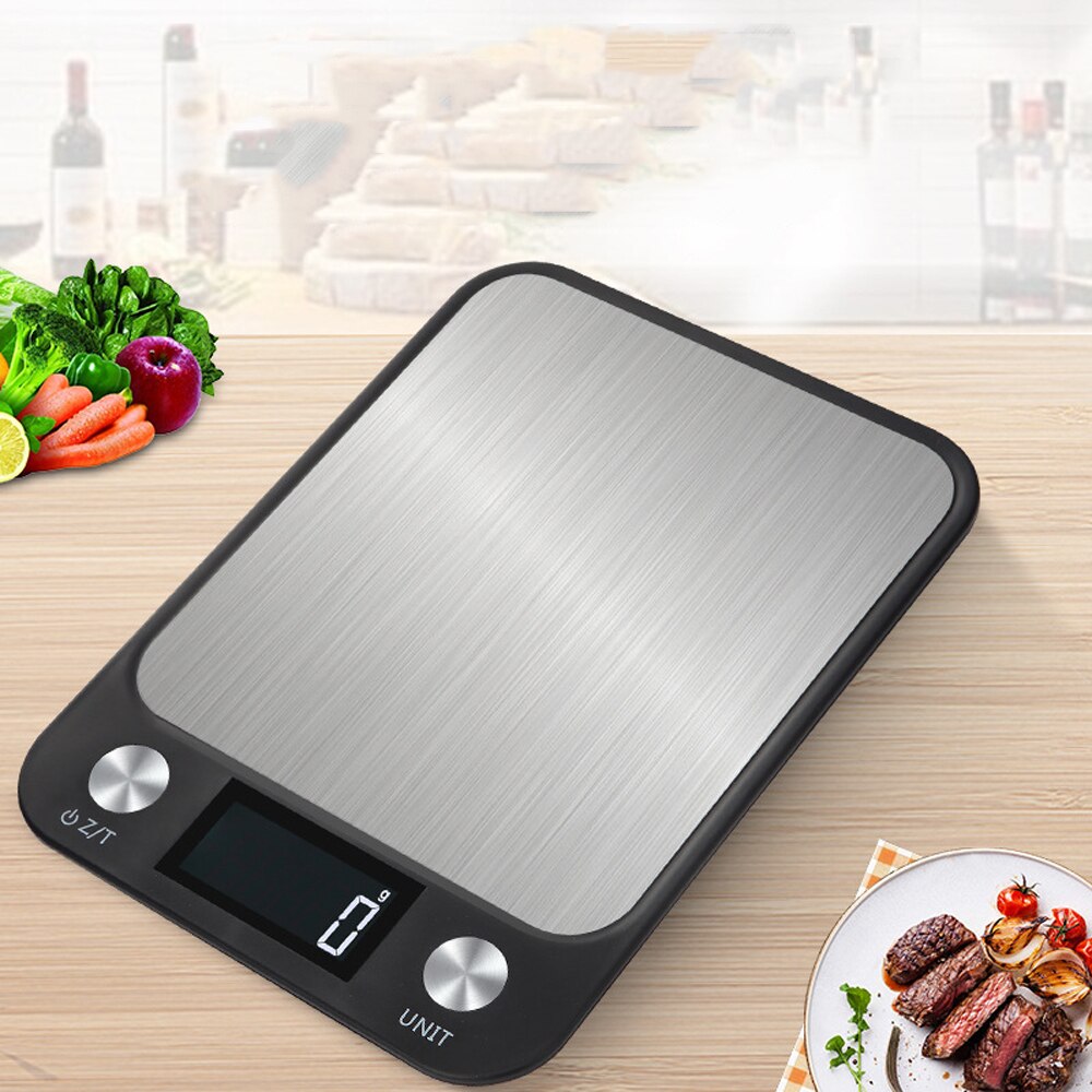 0.1g Precision Electron Kitchen Scales Stainless Steel Weighing For Food Diet Postal Balance Measuring LCD Precision Electronic