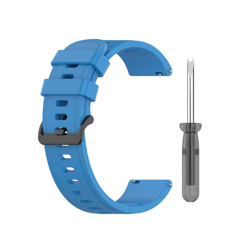 Sport Siliconen Band Voor Huami Amazfit Neo Smart Horloge Polsbandje Polsbandje Armband Zachte Siliconen Band Voor Amazfit Neo: 09 azure