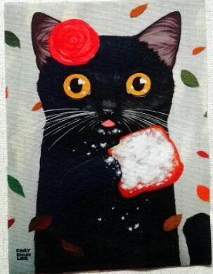 Cut Cat Succulent Hand Geverfd Stof Gedrukt Voor Diy Patchwork Thuis Mix 8 Stuks Decora Op Muur Natuurlijke 15X20cm: H1-3