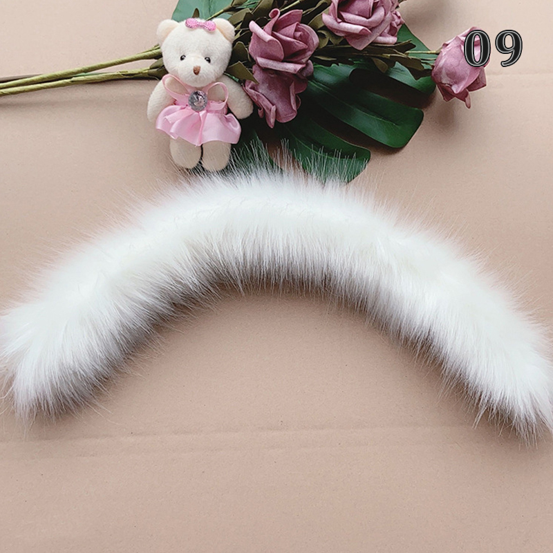 Faux Vos Bont Lint Tapes Furry Trim Trimmen Voor Trui Jas Kap Hoed Schoenen Diy Pluizige Kledingstuk Materialen: 09