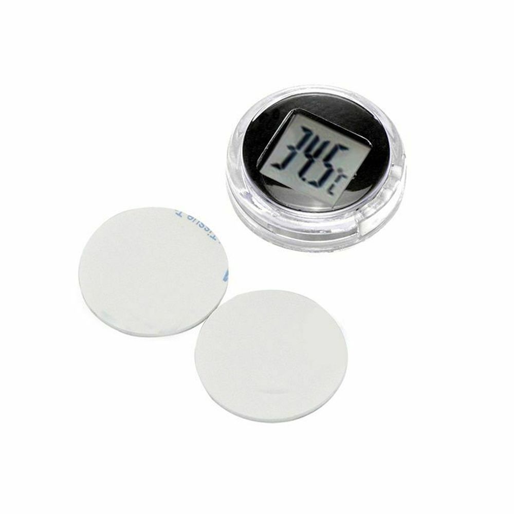 Mini Motorrad Thermometer Paste Typ Temperatur messer digitale Instrumente wasserdichtes Motorrad Innen zubehör 6 Farben