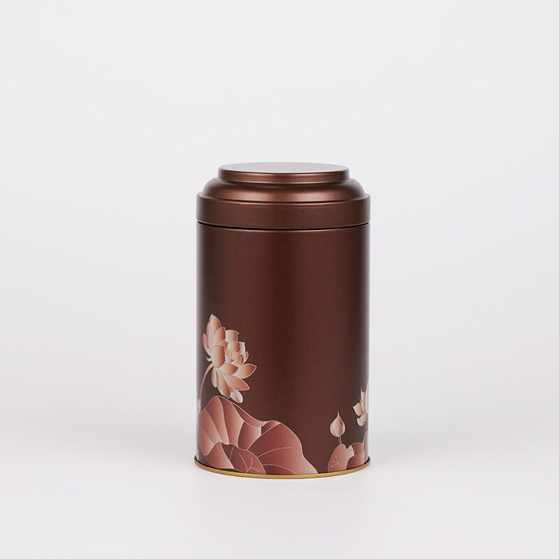 Pyöreä Peltirasia - 150ml - Tiiviste - Tee, Snacks, Matcha, Suklaa