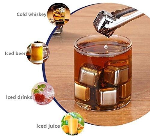 Stainless Steel Whiskey Stones Reusable Drink Coolers MetalIce Cube Stone Chilling Rocks Cooling Wine Beer Beverage Set