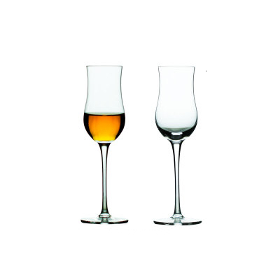 Niche Tulip Shape Whisky Cognac Brandy Snifter XO Liqueur Goblet Shot Copita Nosing Glass For Wine Connoisseur Sommelier Chateau: 2 Pcs
