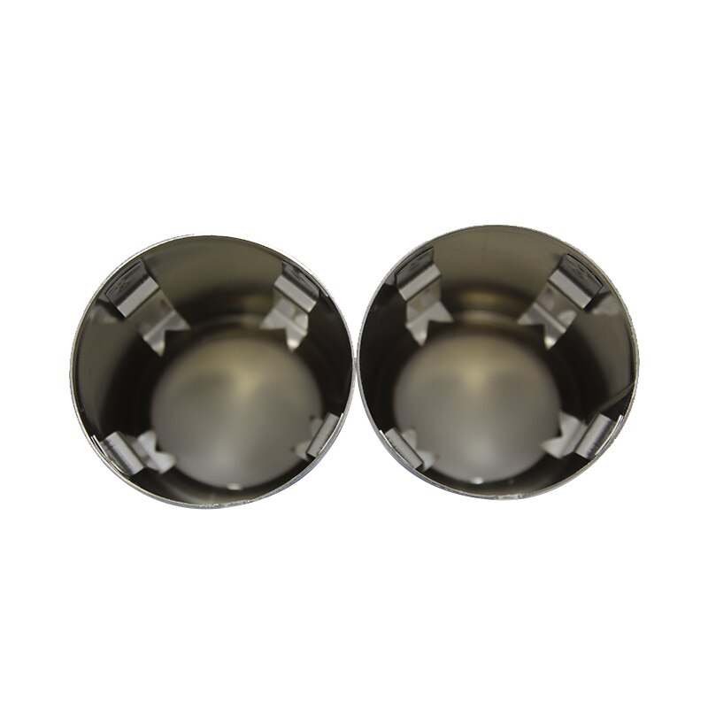 70mm Car Exhaust Muffler Tip Cover For BMW F30 E92 E90 3 Series GT 325i 328i 2006 2007 Stainless Steel
