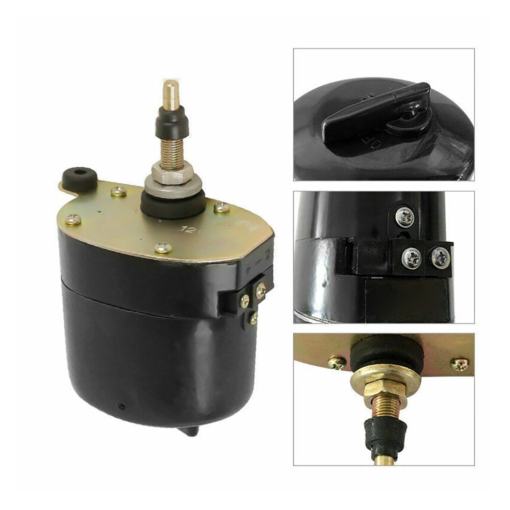 12V Wiper Motor Universal Windscreen Wiper Engine 110 Degree Fast Sweeping Windshield Wiper Wash Water Pump for Jeep