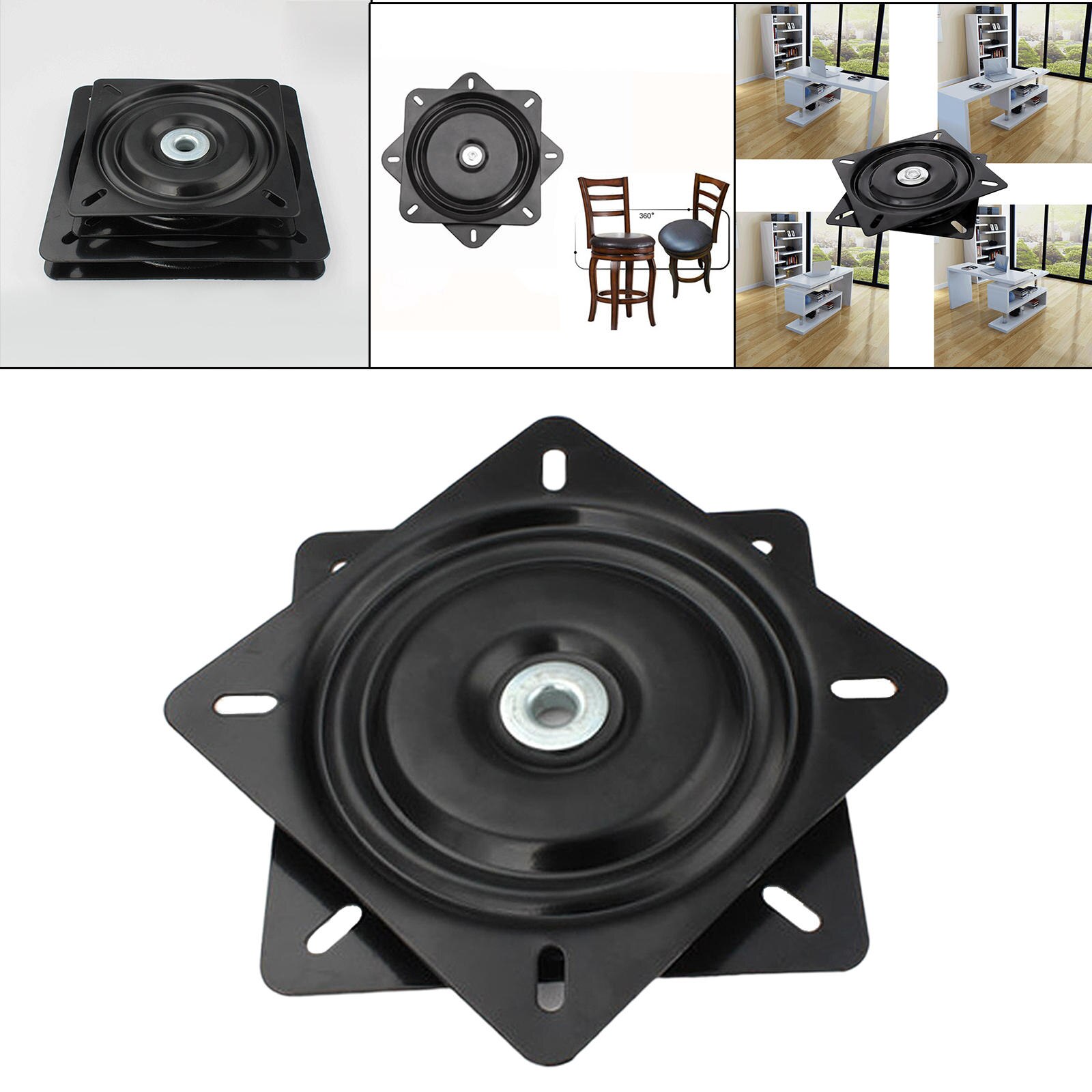 Rotating Swivel Plate Seat Swivel Base Mount Plate for Boat Bar Stool Home Bar Furniture