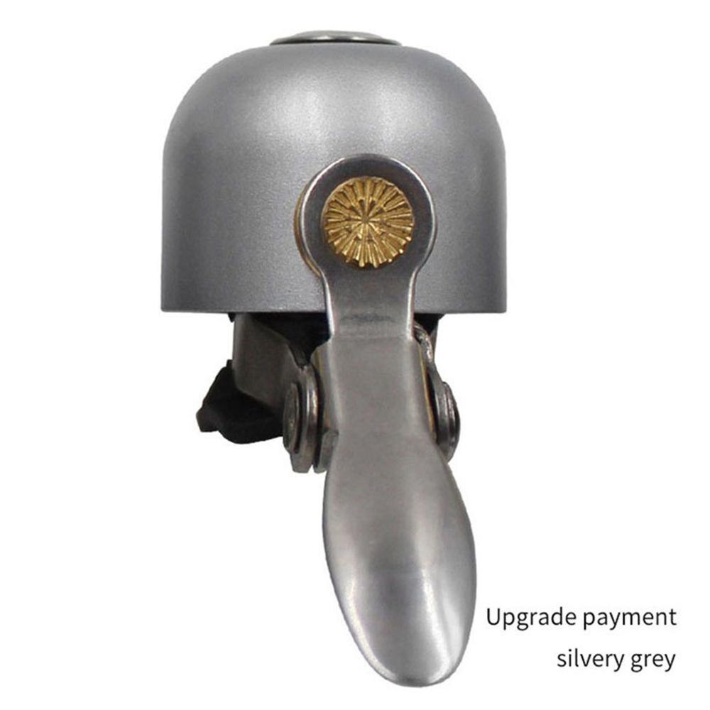 Bicycle Bell Folding Bike Retro Bell Mountain Bike Bell Horn Bicycle Cycling Accessories Bicycle Bell: silver Upgrade