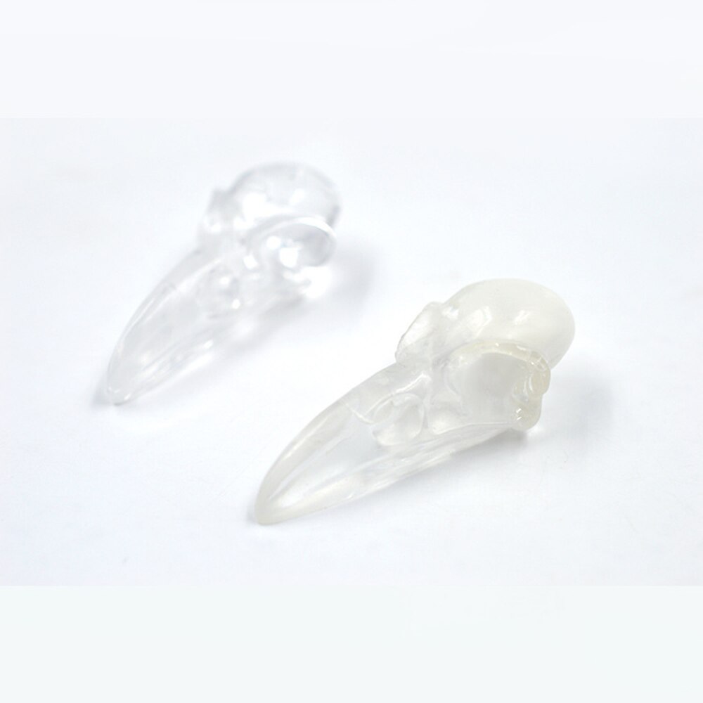 3D Raven Skull Silicone Mold Bird Skeleton Head Mold Crow Mold Halloween Jewelry Making Resin Art Jewelry Tools UV Resin Molds