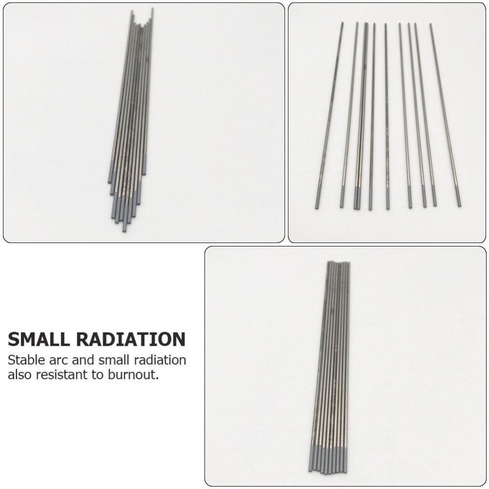 1 Pack Tungsten Electrodes Ceriated Ground Finish Welding Rods Welding Electrode for Arc Welding TIG