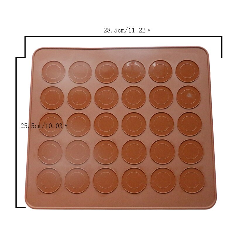 Siliconen macarons gebak oven bakvorm bakmat 30- holtes diy mal bakmat bakmatten