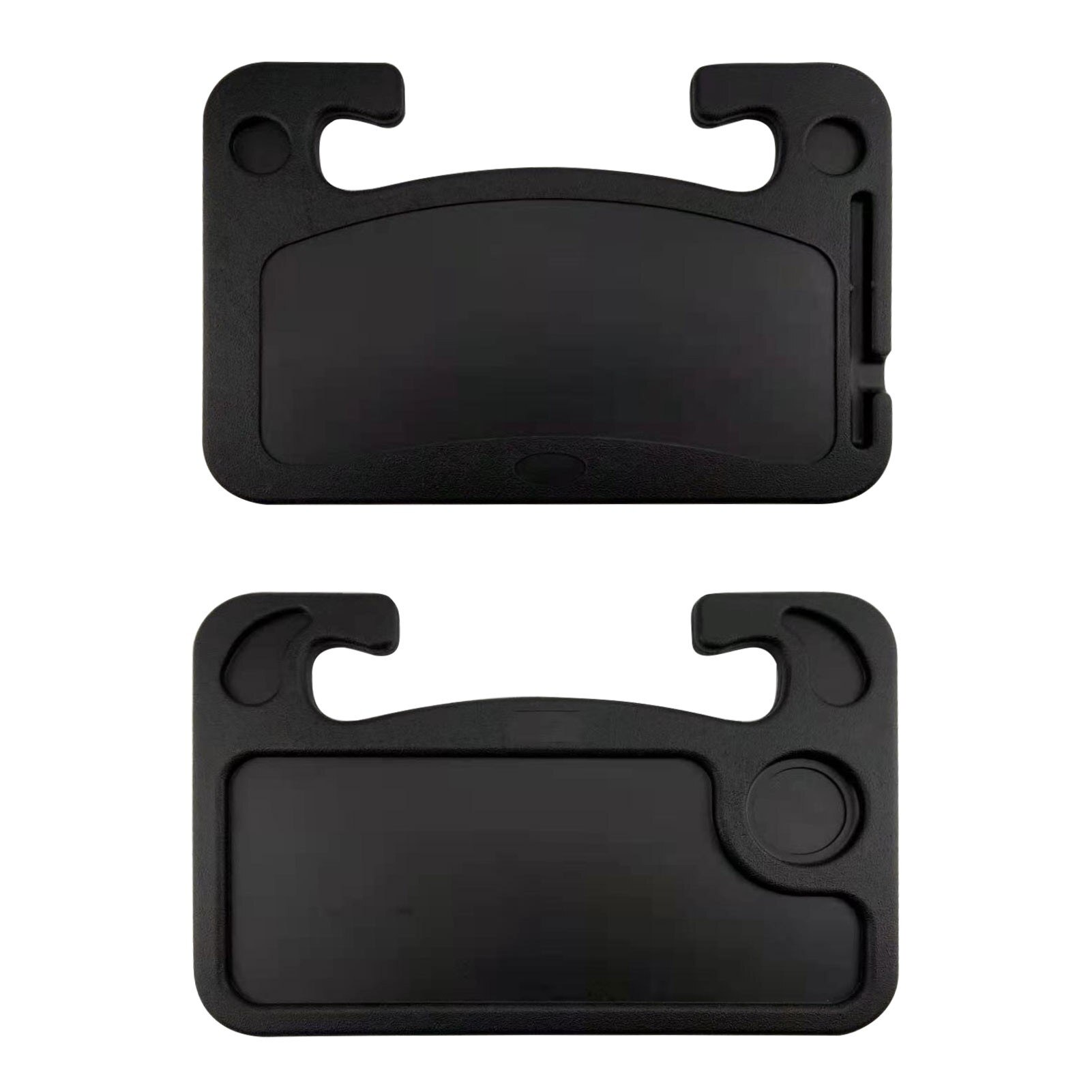Steering Wheel Desk Car Tray Laptop Lunch Travel Table Compact Hook on Multi-functional Holder for Eating Working Grey/Black