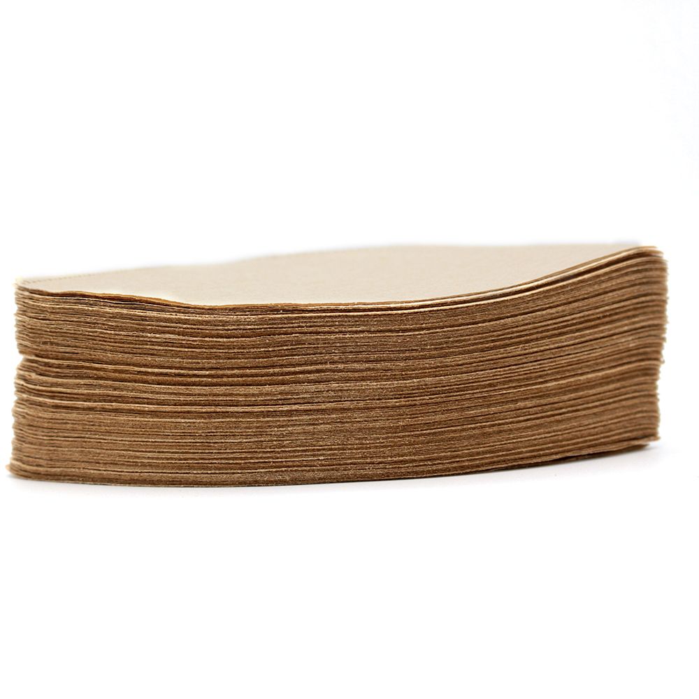 100 st / påse trä original hand dropp papper kaffe filter espresso kaffe filter förpackningar tepåse sil grönt te infusionsmedel
