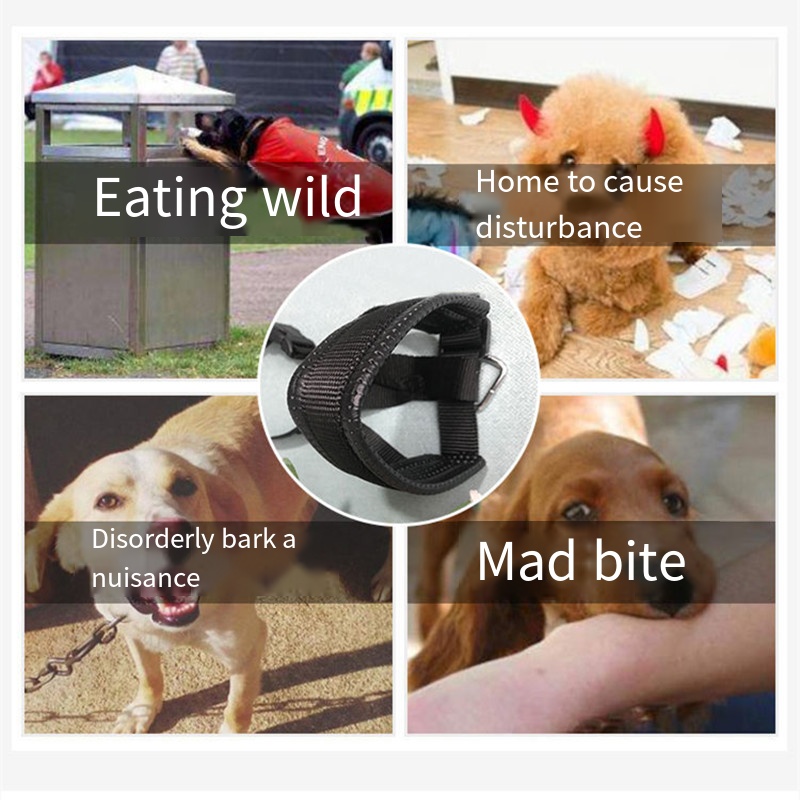Anti-Bite Muilkorf Medium En Grote Hond Snuit Doberman Malinois Duitse Herdershond Mond Mof Hond Accessoires Hond levert