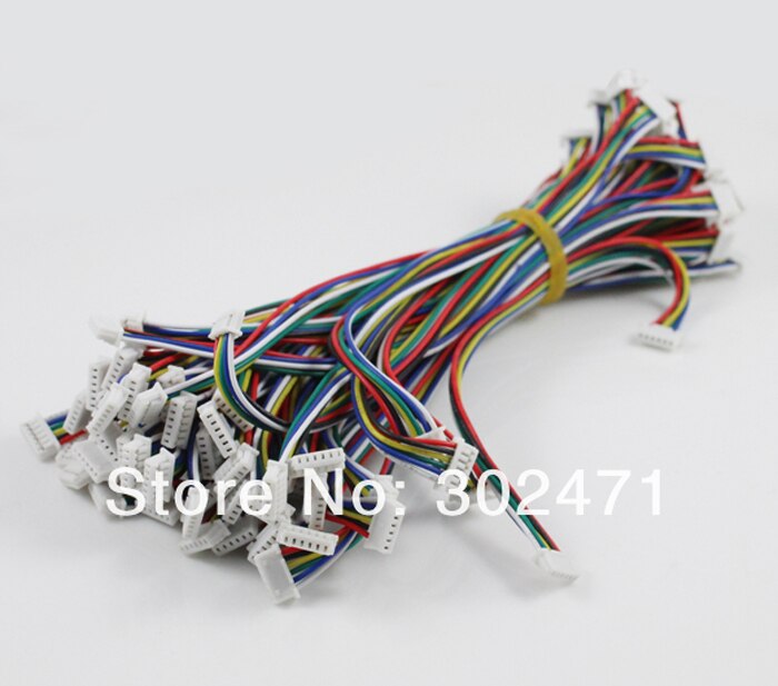 6-Pin Connector w/.Wire x 10 sets.6pin 1.5mm.6pin (1.5mm-1.5mm)T