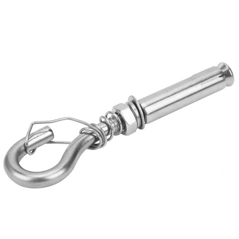 Stainless Steel Wire Insert 5Pcs Expansion Bolt Hook Screw Open Cup 304 Stainless Steel Industrial Supplies M8 Stainless Steel