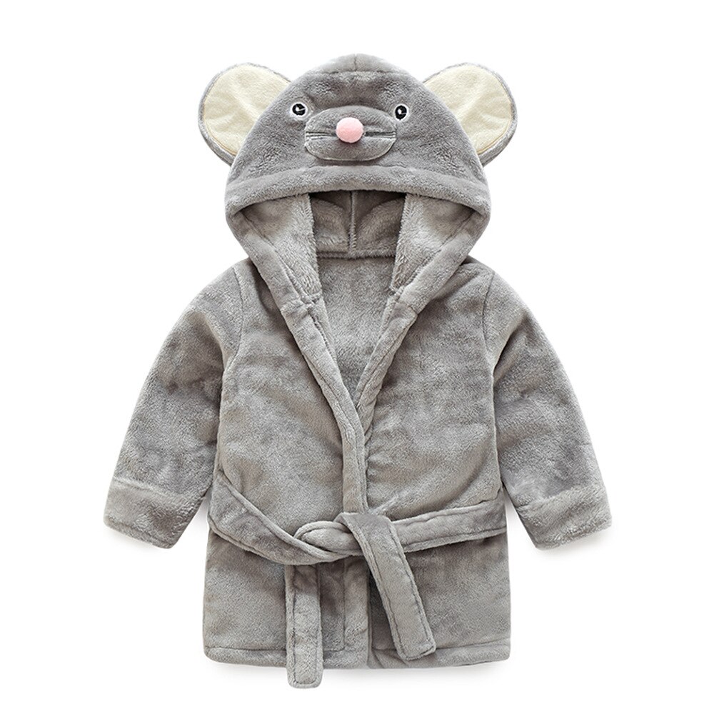 Albornoz de franela para niños, albornoz de bebé, de manga larga, con capucha, traje de baño para niños, ropa para niños, ropa para niños
