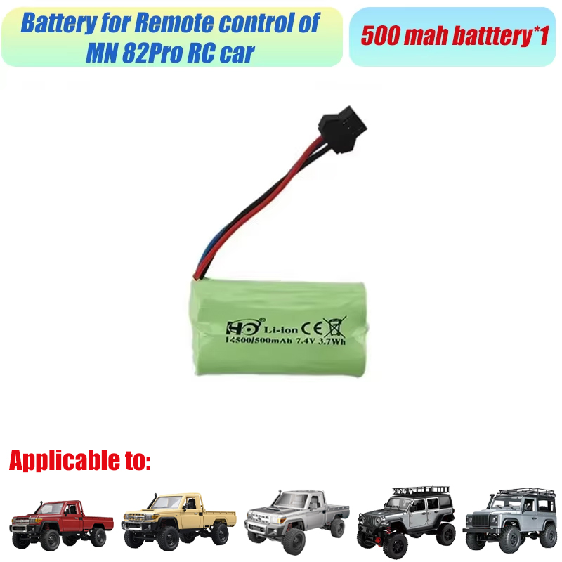 Rc accessories battery charger  mn82 3000 7,4 v large capacity lithium battery accessories  mn82s mn82 per  mn99s mn168 mn128 mn78: Lavender