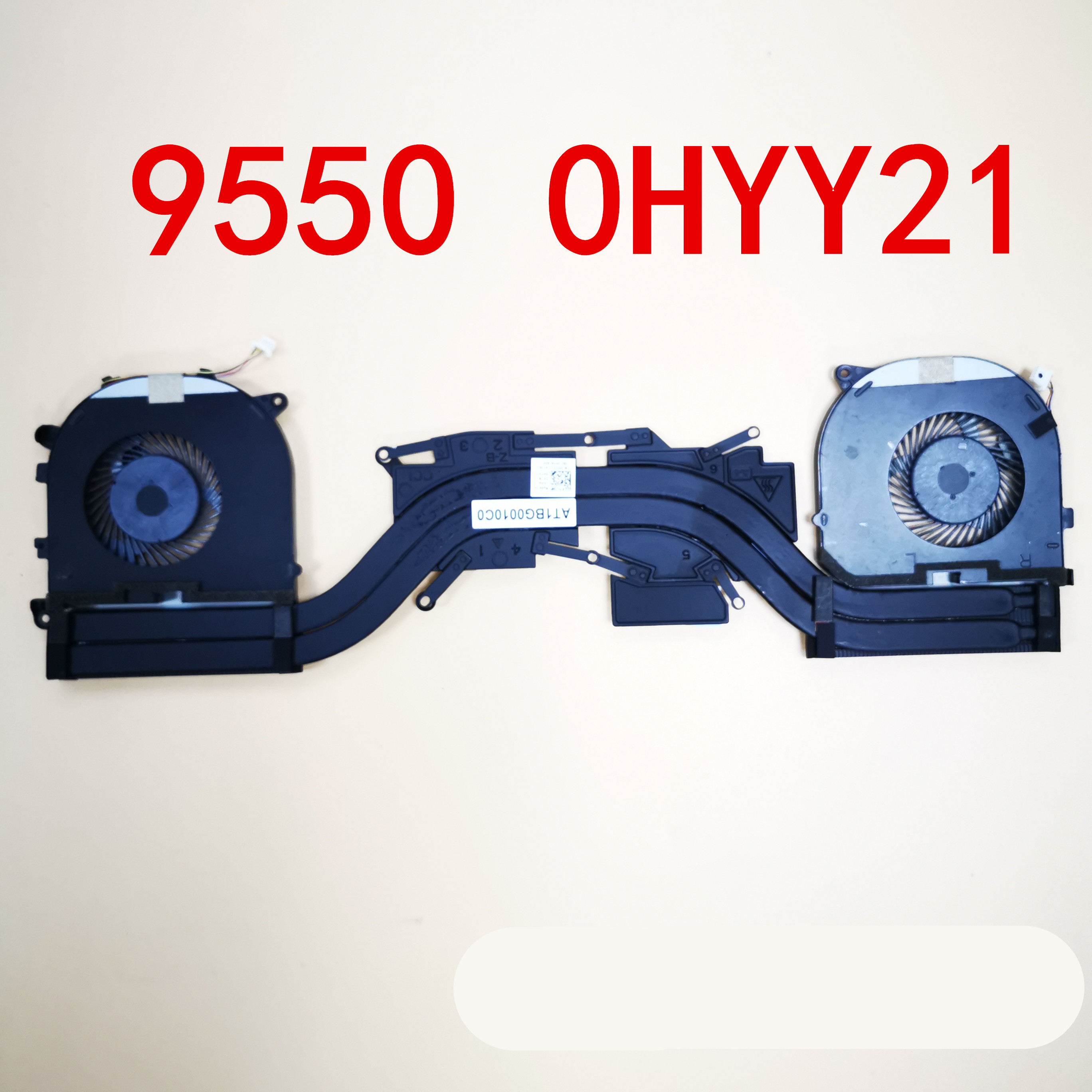 CPU GPU Cooler Fan/Heatsink For Dell XPS 15 9550 Precision 5510 0HYY21/036CV9 0RVTXY RVTXY-A00 DC28000GKF0 5V 0.5A Radiator