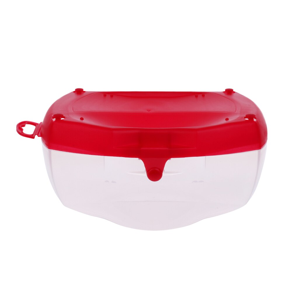 Duiken Dive Snorkelen Masker Goggle Zwemmen Bril Lenzen Beschermende Box Case: Rood